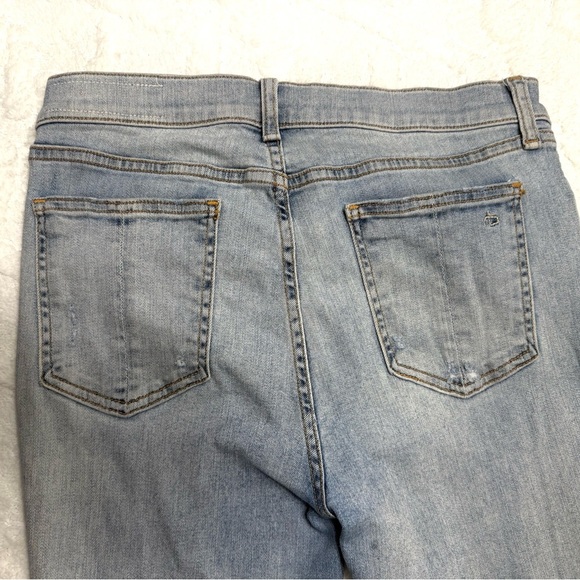 Rag & bone Lynn W/ Holes ankle skinny jeans raw hem - Picture 7 of 7